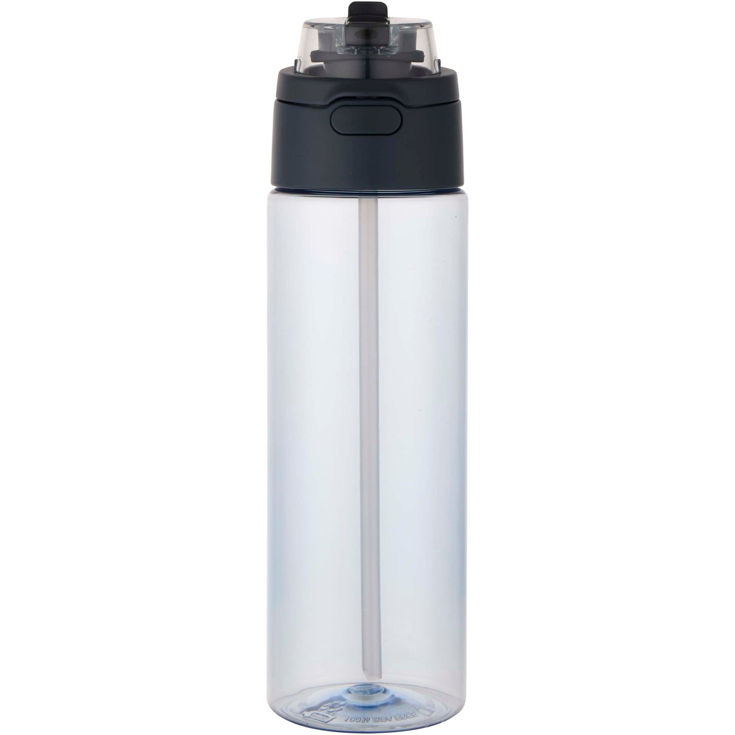 Theron 700 ml vattenflaska i återvunnen plast från RCS med lock med dubbla funktioner och utfällbart sugrör