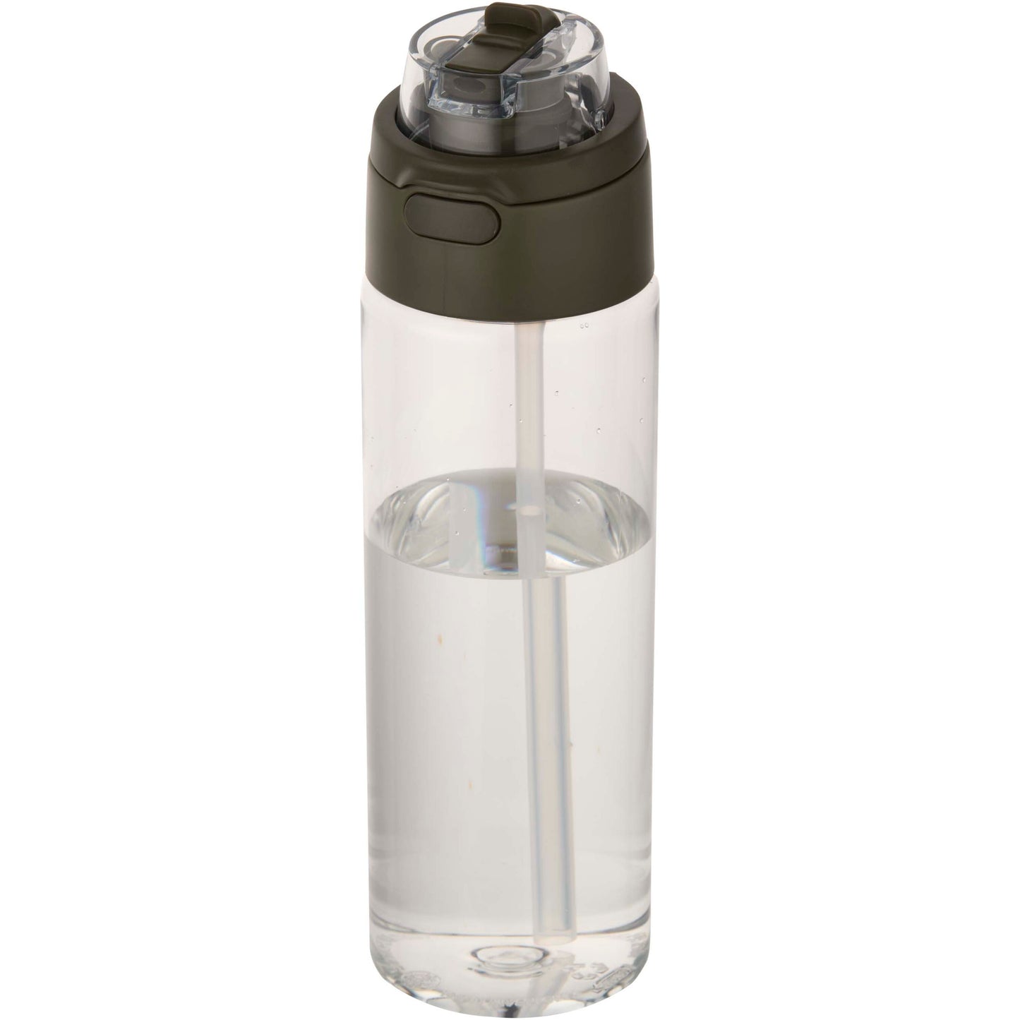 Theron 700 ml vattenflaska i återvunnen plast från RCS med lock med dubbla funktioner och utfällbart sugrör