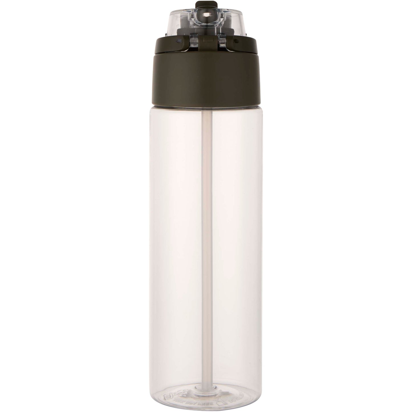 Theron 700 ml vattenflaska i återvunnen plast från RCS med lock med dubbla funktioner och utfällbart sugrör