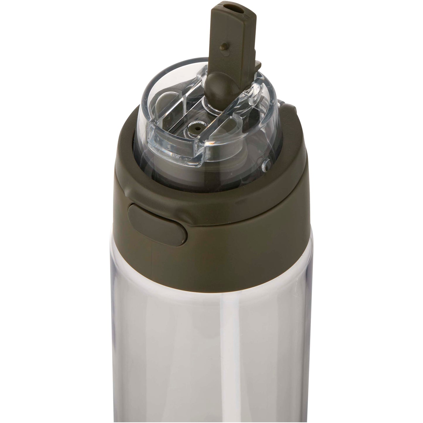 Theron 700 ml vattenflaska i återvunnen plast från RCS med lock med dubbla funktioner och utfällbart sugrör