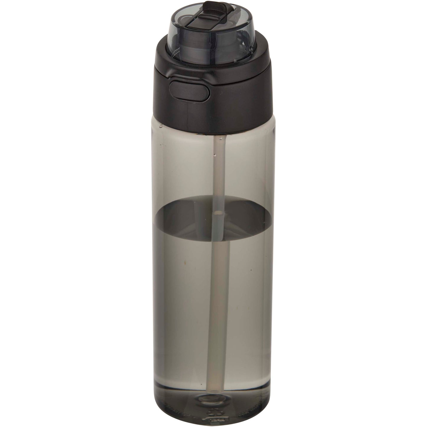 Theron 700 ml vattenflaska i återvunnen plast från RCS med lock med dubbla funktioner och utfällbart sugrör
