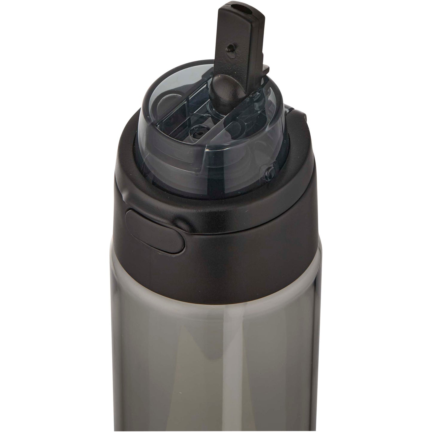 Theron 700 ml vattenflaska i återvunnen plast från RCS med lock med dubbla funktioner och utfällbart sugrör