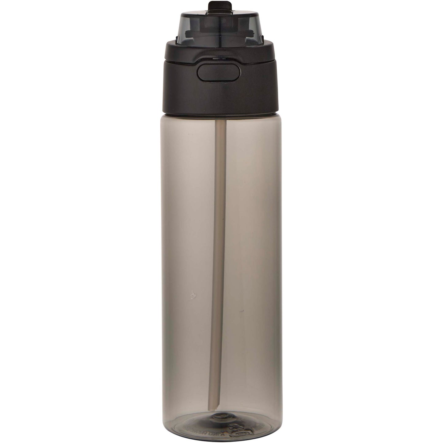 Theron 700 ml vattenflaska i återvunnen plast från RCS med lock med dubbla funktioner och utfällbart sugrör