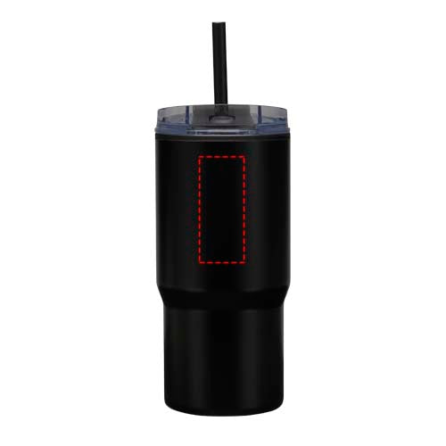 Westin 540 ml RCS-mugg i återvunnet material med dubbelvägg och isolering samt sugrör