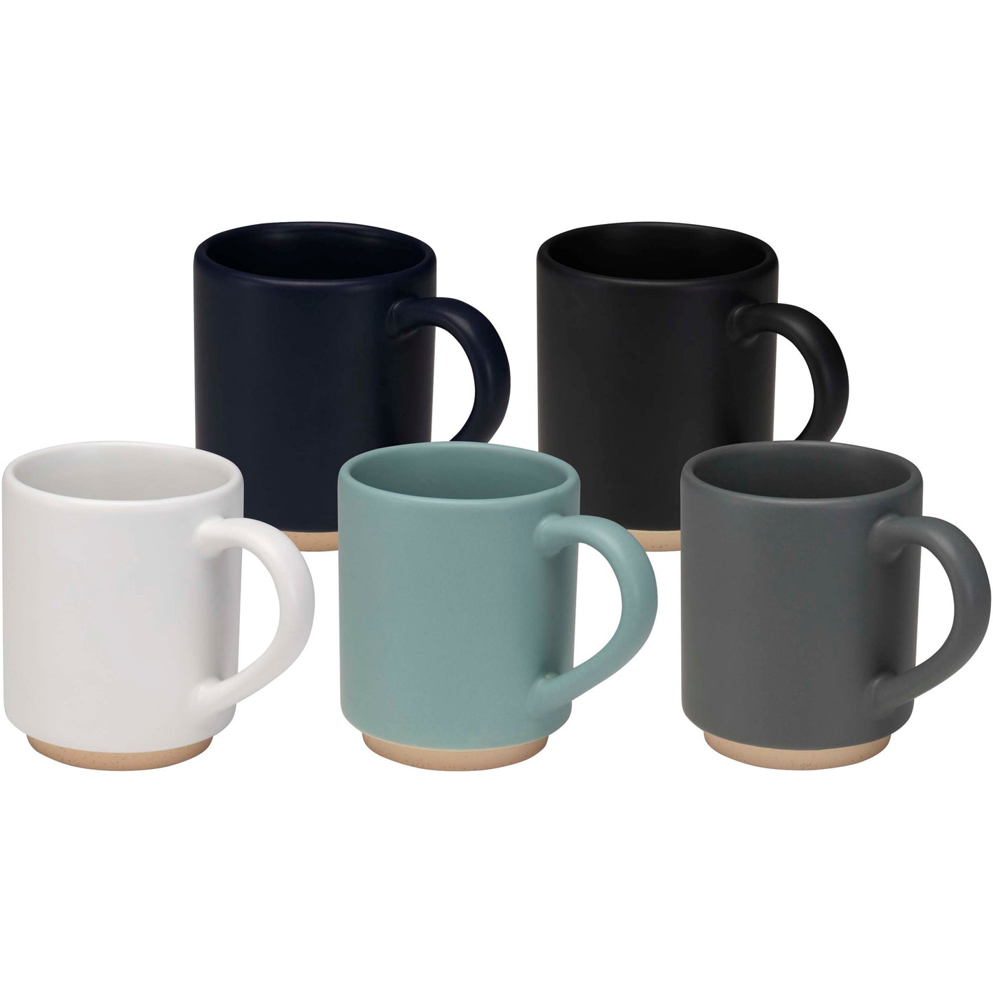 Camilla 180 ml stapelbar keramikmugg med matt yta