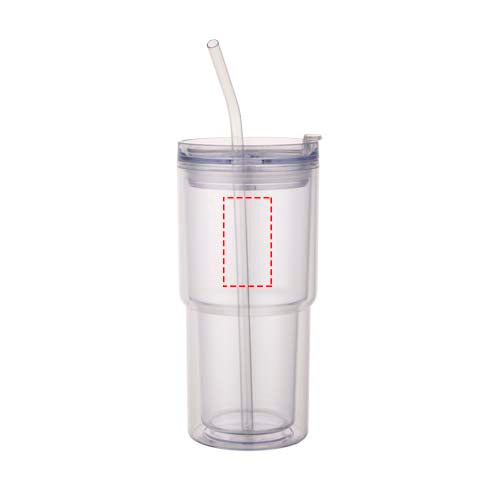 Archer 480 ml plastmugg med dubbla väggar