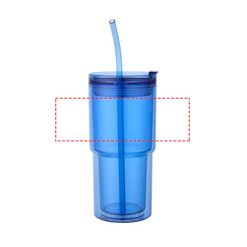 Archer 480 ml plastmugg med dubbla väggar