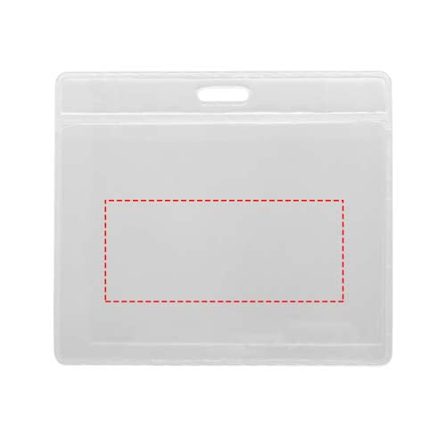 Serge transparent namnbricka