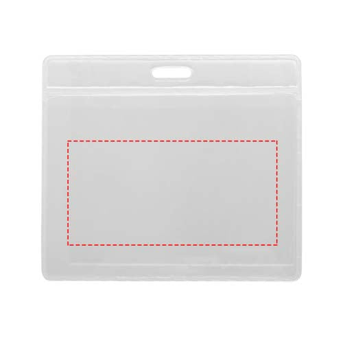 Serge transparent namnbricka