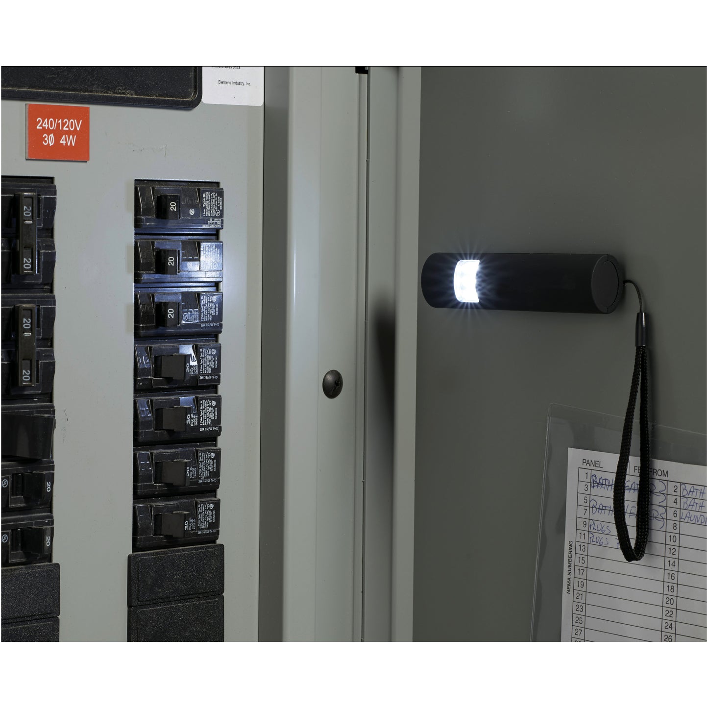 Mini-grip magnetisk LED ficklampa