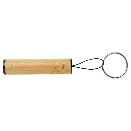 Cane nyckelring i bambu med lampa