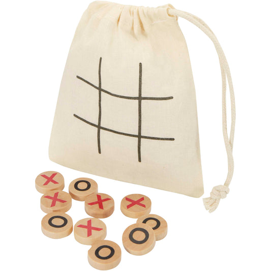 Whorl tic-tac-toe-spel av trä
