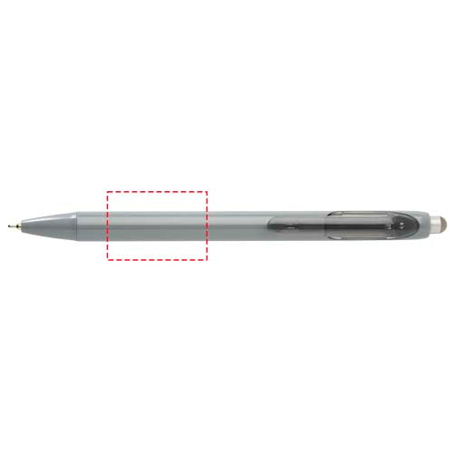 Glen dubbelinjicerad kulspetspenna av RCS-certifierat återvunnet material (blått bläck)