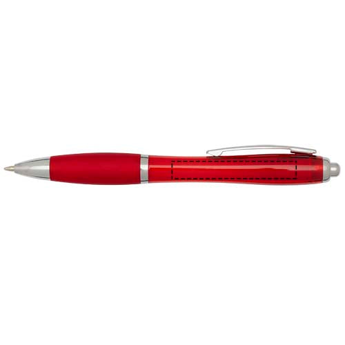 Nash RCS-kulspetspenna i återvunnen plast med färgad pennkropp och grepp (blått bläck)