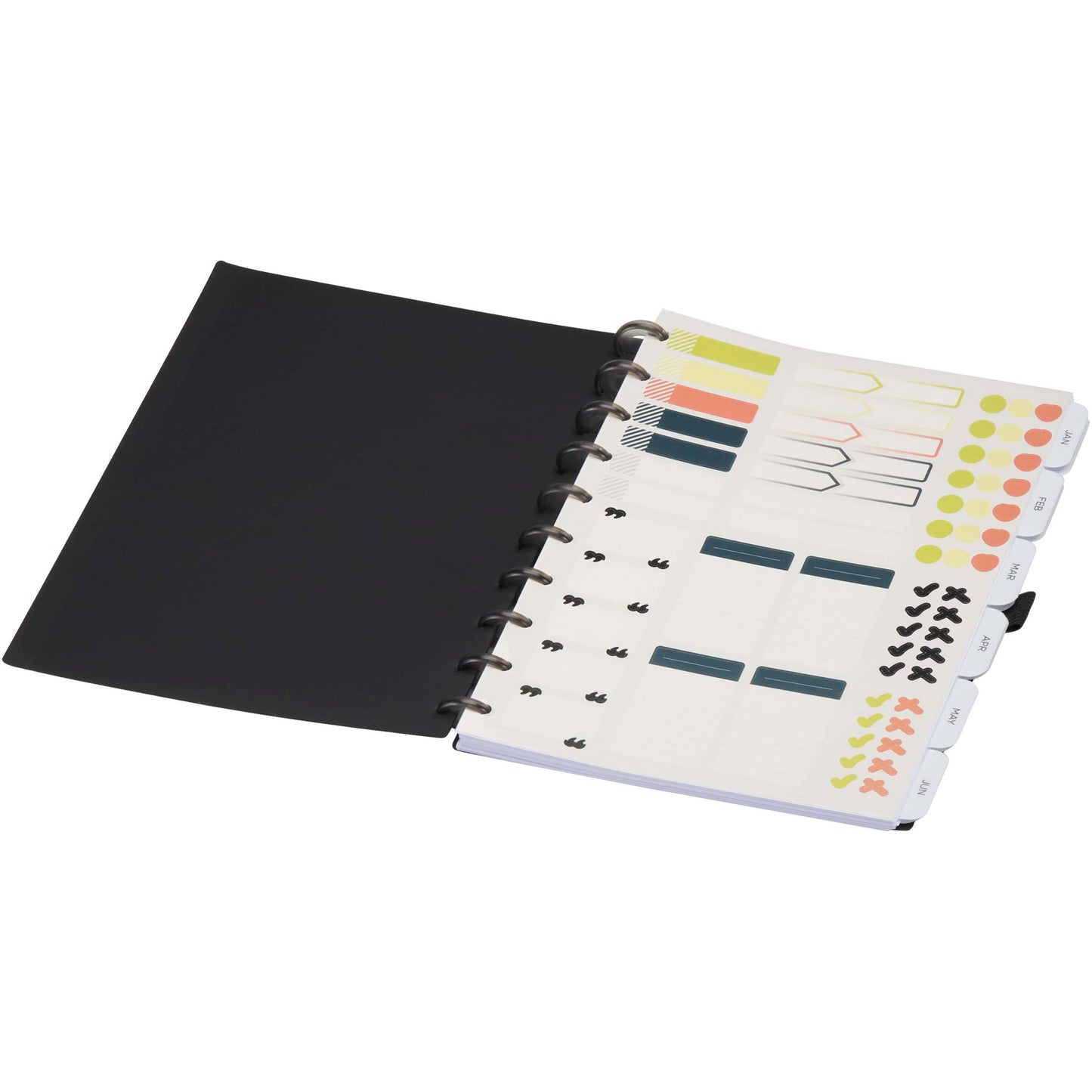 SMART planeringskalender med flexibelt omslag och pärmsystem