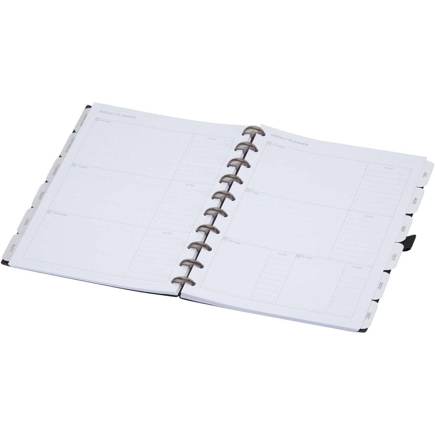 SMART planeringskalender med flexibelt omslag och pärmsystem