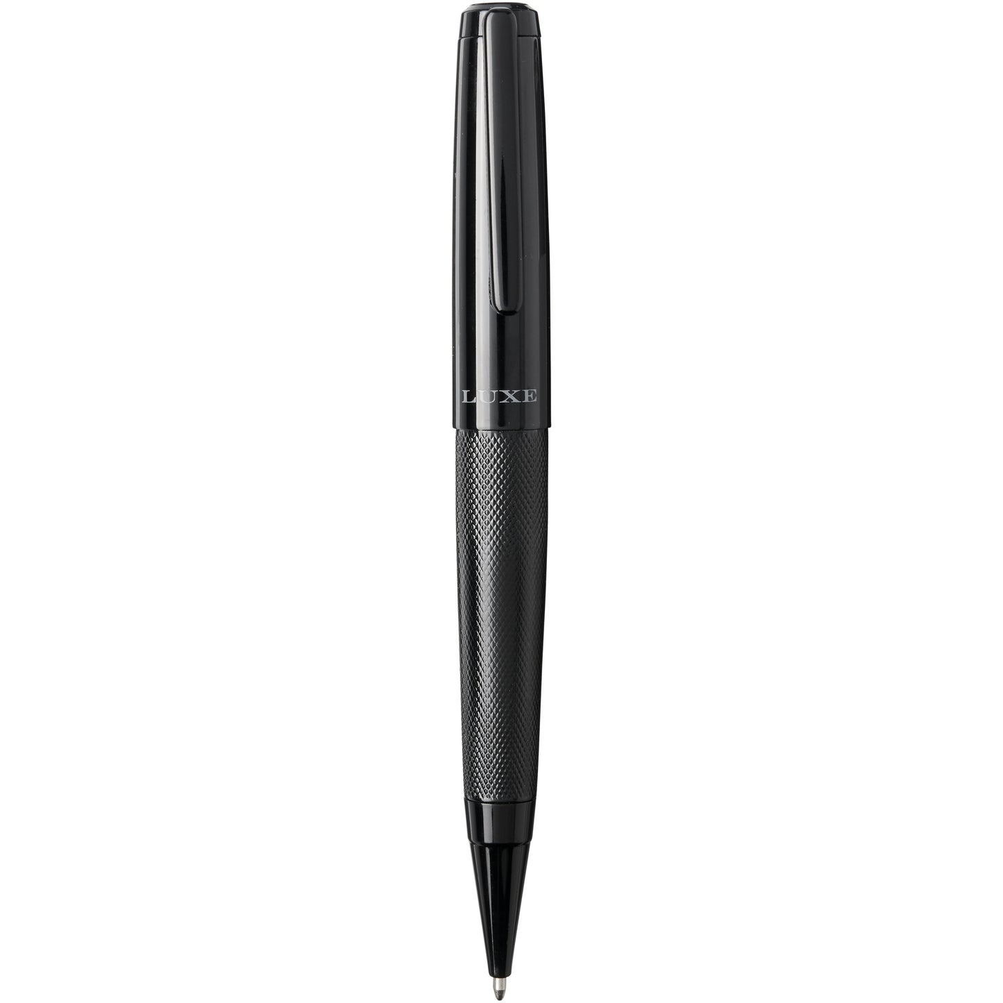 Gloss duo-penna i presentset (svart bläck)