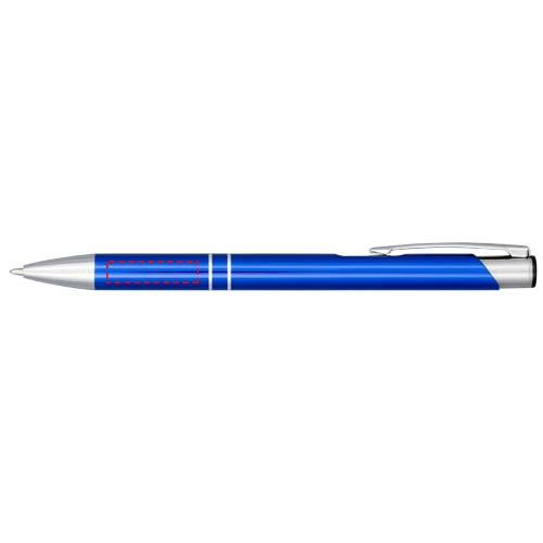 Moneta kulspetspenna i anodiserat aluminium (svart bläck)