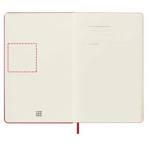 Moleskine inbunden 12-månaders daglig planeringskalender