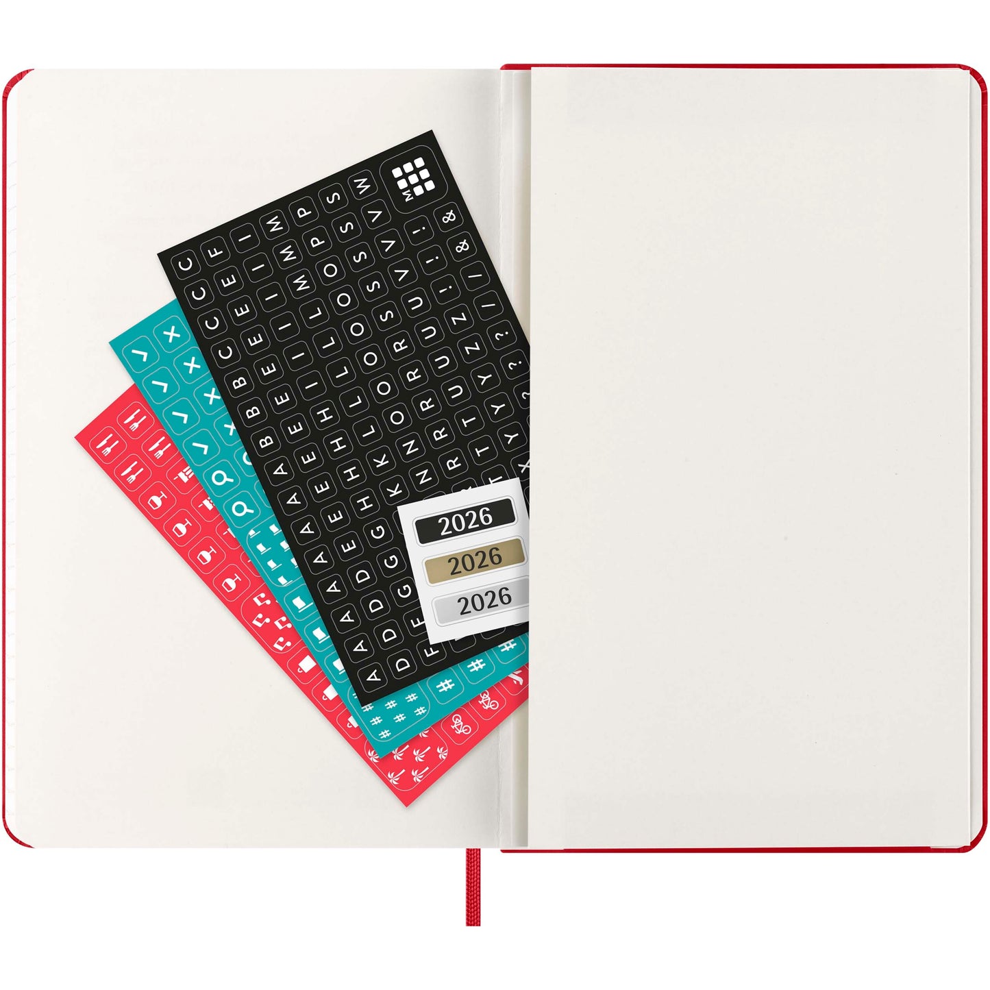 Moleskine inbunden 12-månaders daglig planeringskalender