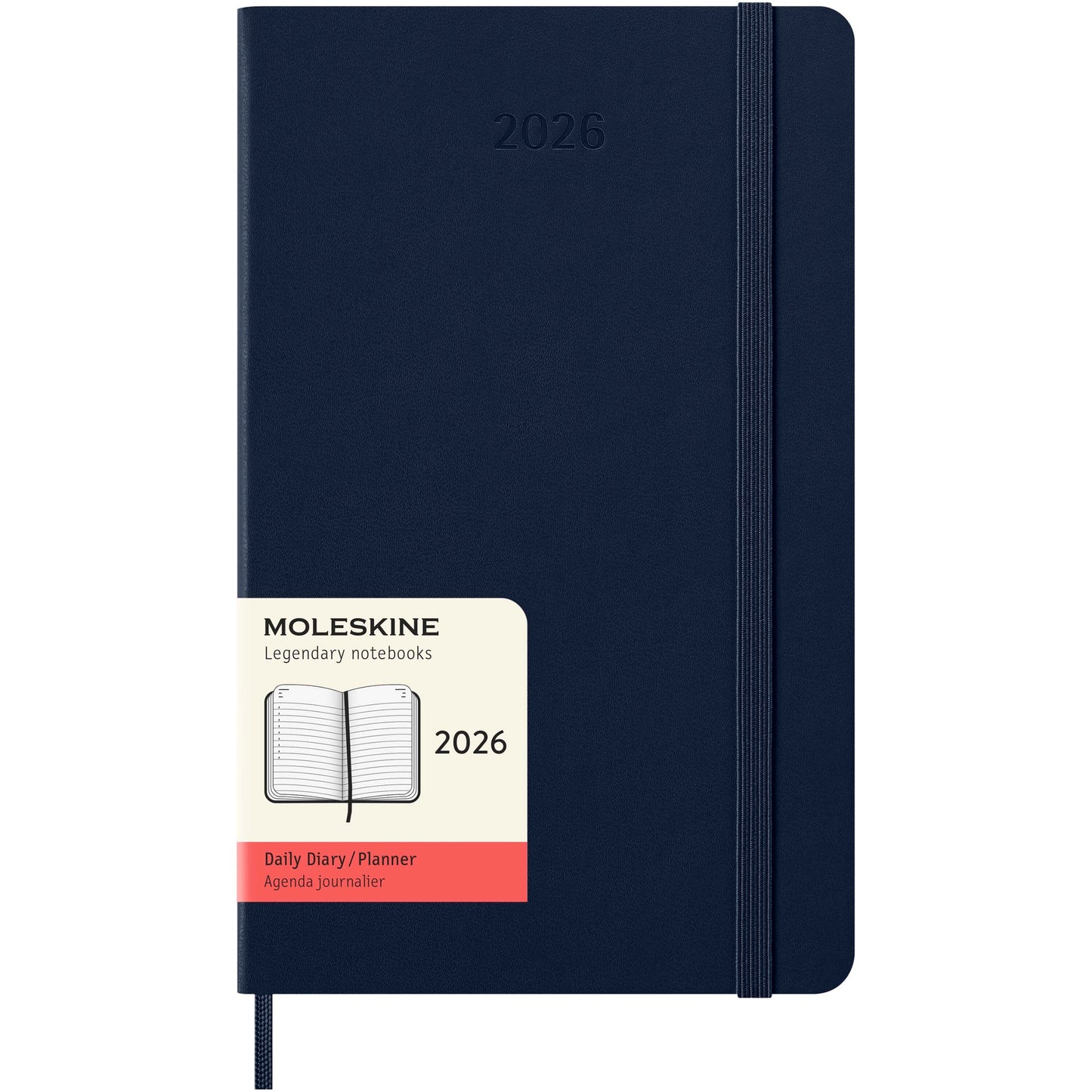 Moleskine inbunden 12-månaders daglig planeringskalender