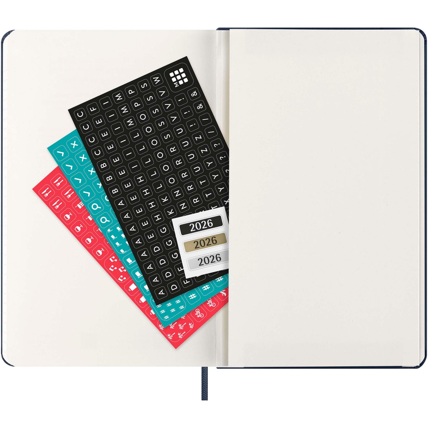 Moleskine inbunden 12-månaders daglig planeringskalender