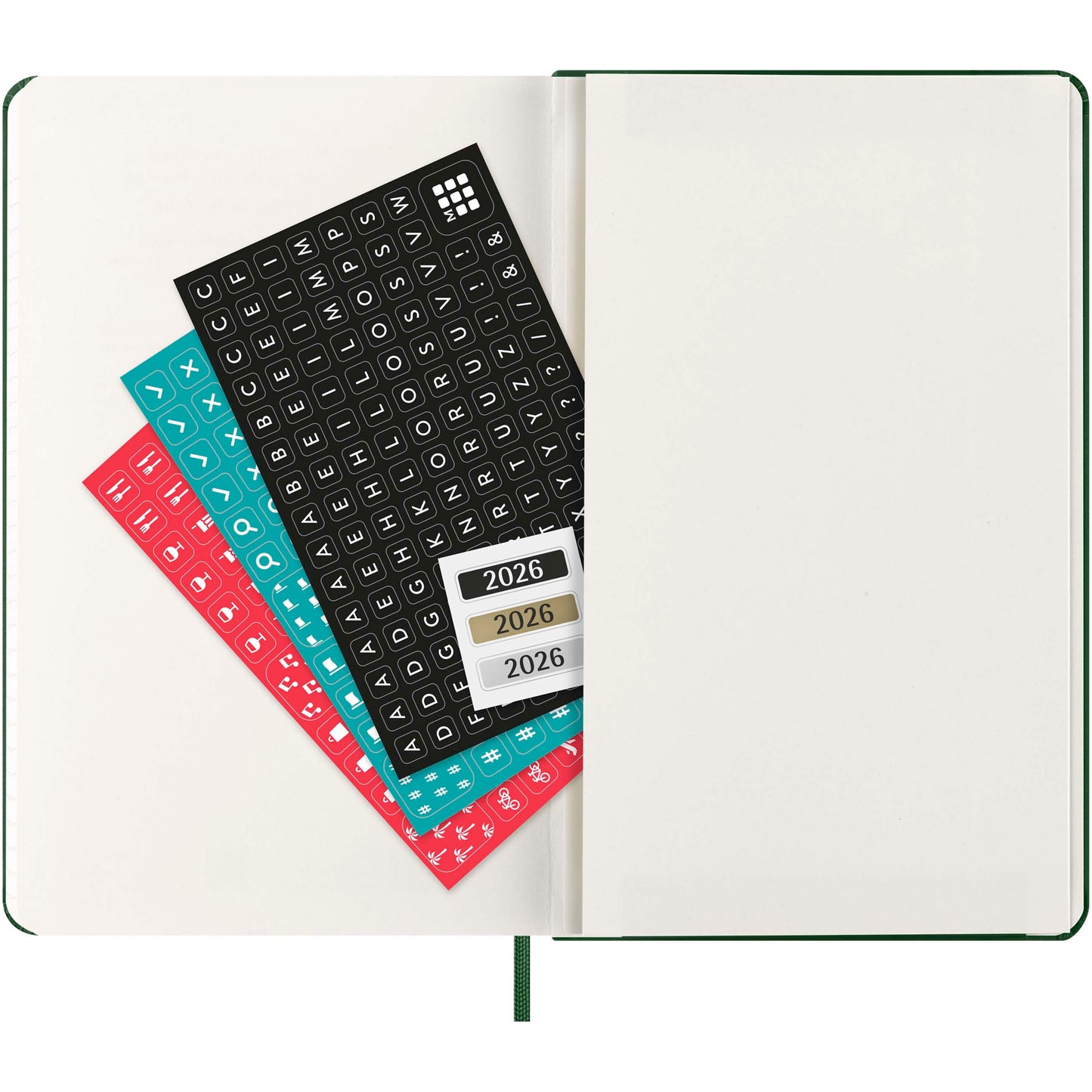 Moleskine inbunden 12-månaders daglig planeringskalender