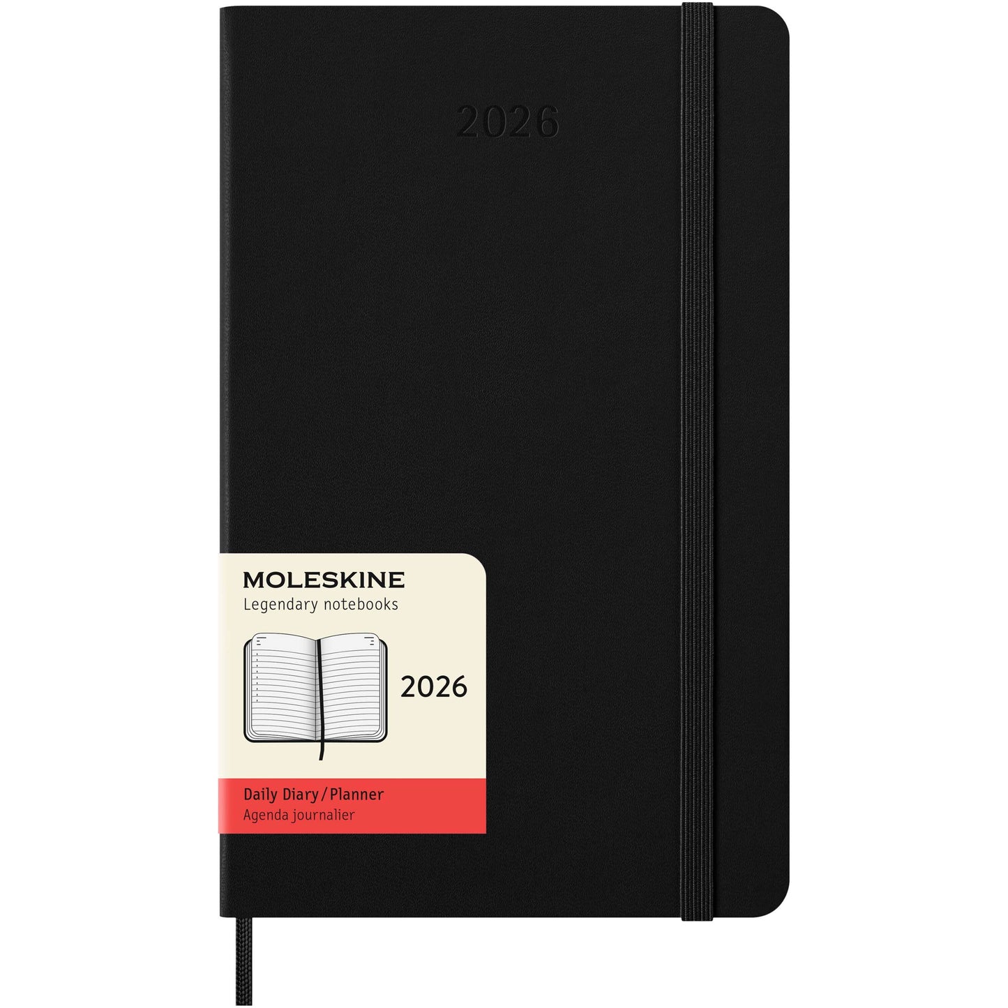 Moleskine inbunden 12-månaders daglig planeringskalender