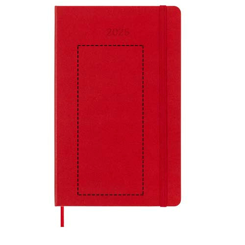 Moleskine inbunden 12-månaders veckoplanerare L