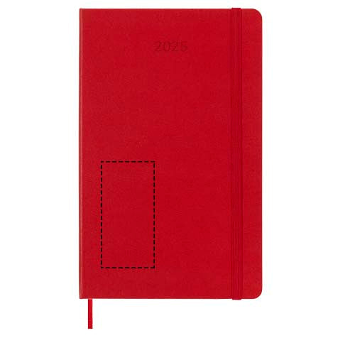 Moleskine inbunden 12-månaders veckoplanerare L