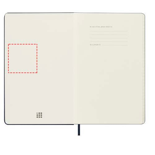 Moleskine inbunden 12-månaders veckoplanerare L