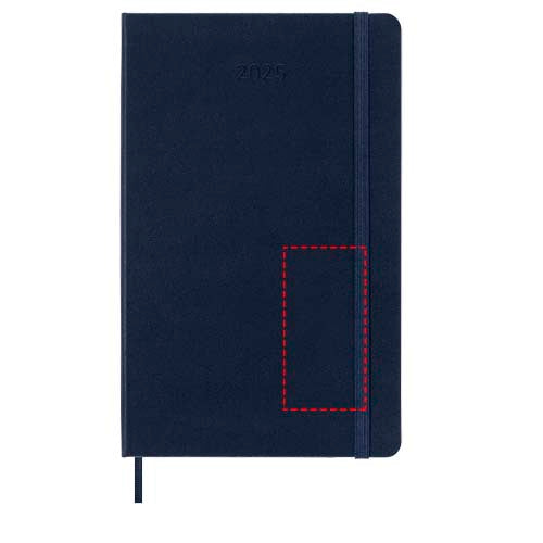Moleskine inbunden 12-månaders veckoplanerare L