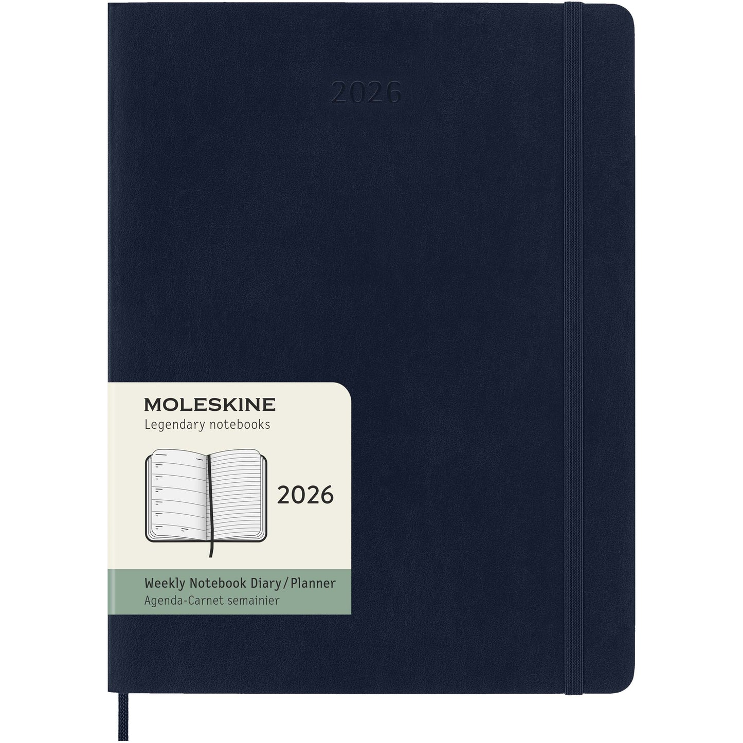 Moleskine 12-månaders anteckningsbok XL med mjukt omslag