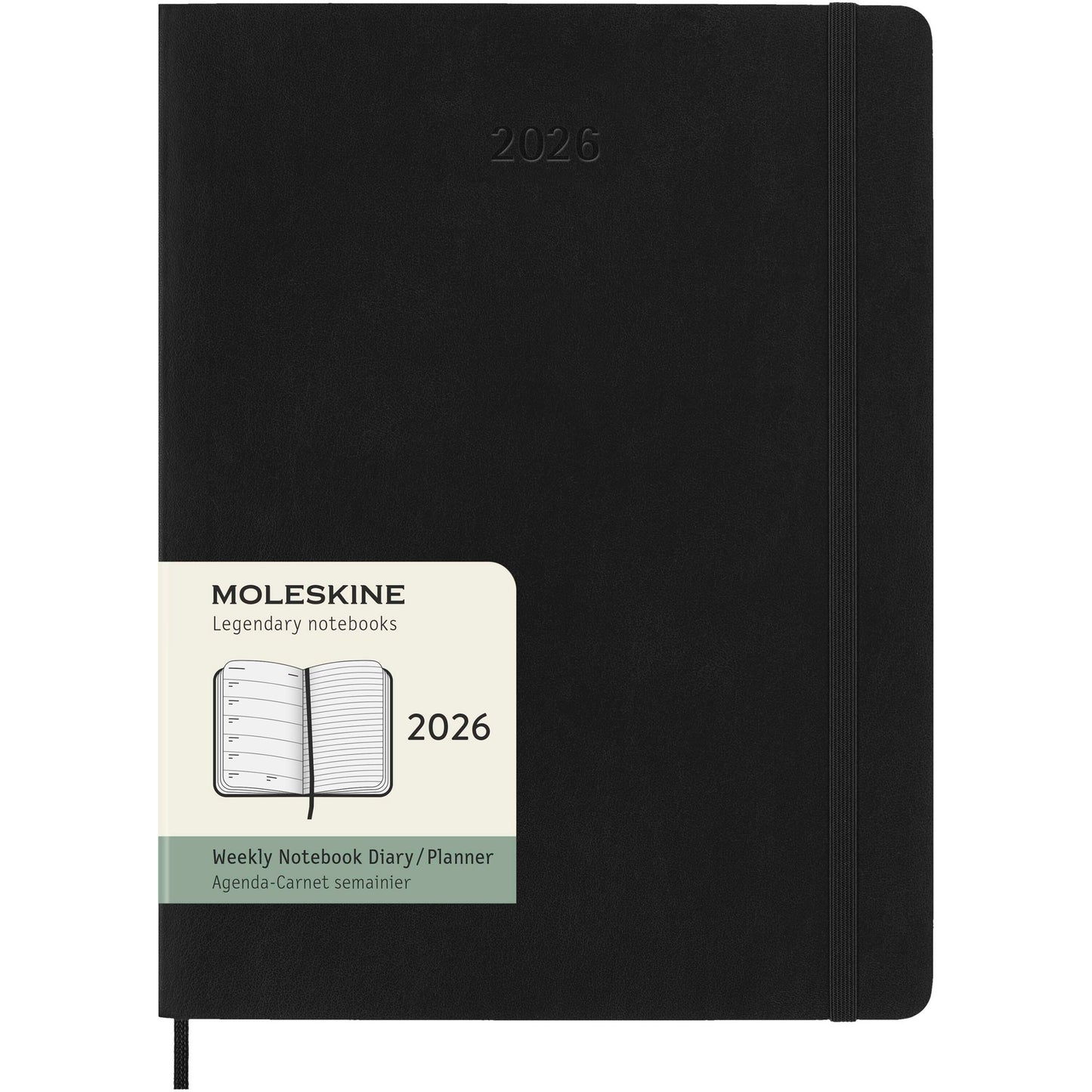 Moleskine 12-månaders anteckningsbok XL med mjukt omslag
