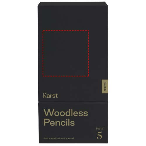 Karst® 5-pack 2B träfria grafitpennor