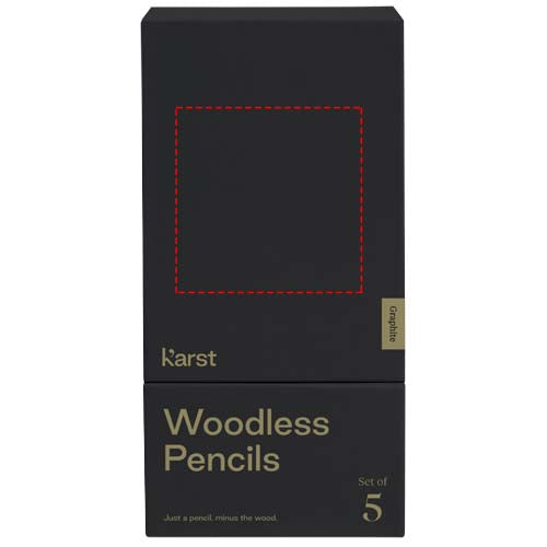 Karst® 5-pack 2B träfria grafitpennor