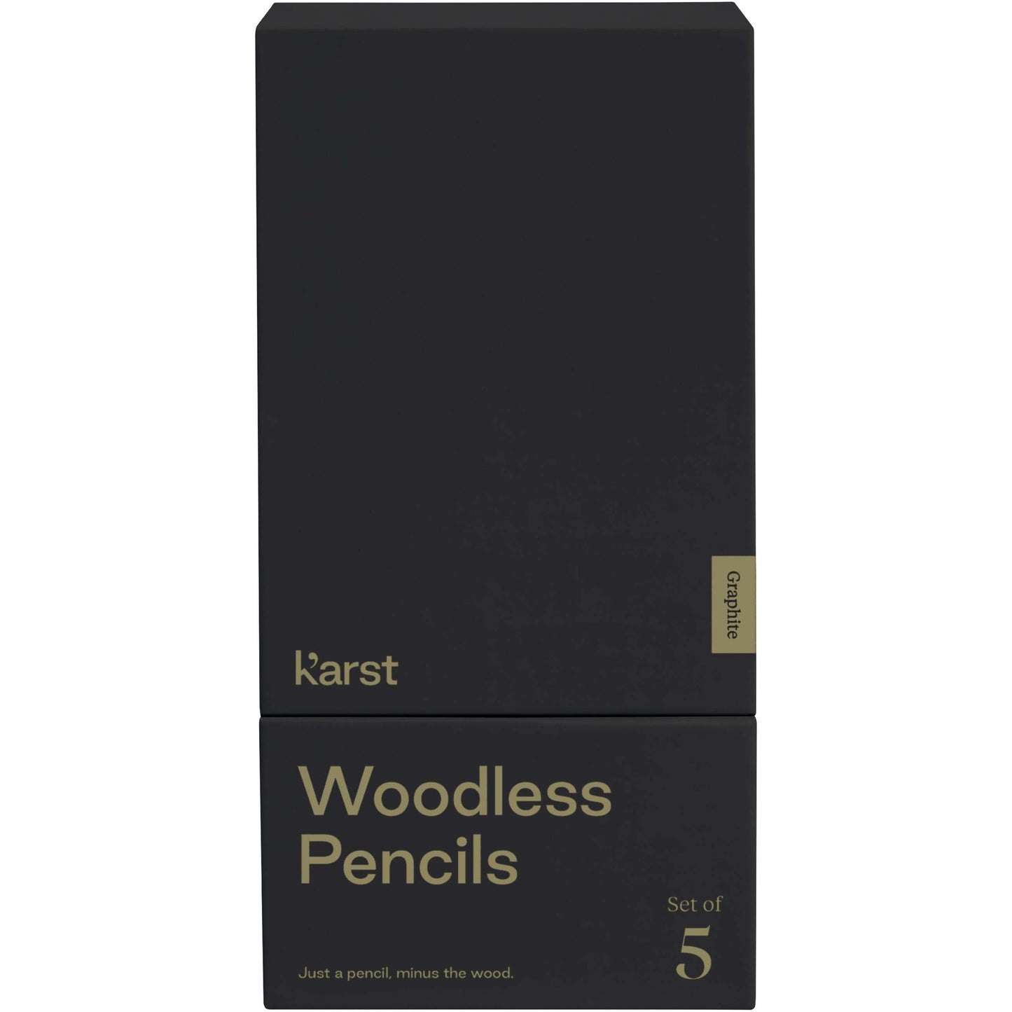 Karst® 5-pack 2B träfria grafitpennor