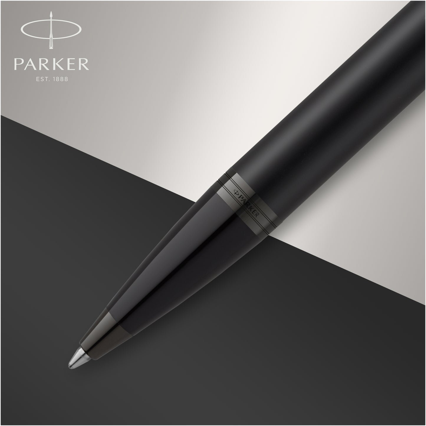 Parker IM akromatisk kulspetspenna (blått bläck)