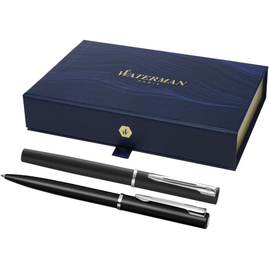 Waterman Allure set med kulpenna och kulspetspenna  (svart bläck)