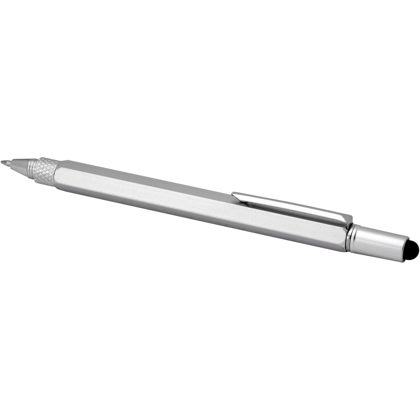 Dora multifunktionspenna av återvunnen aluminium (svart bläck)