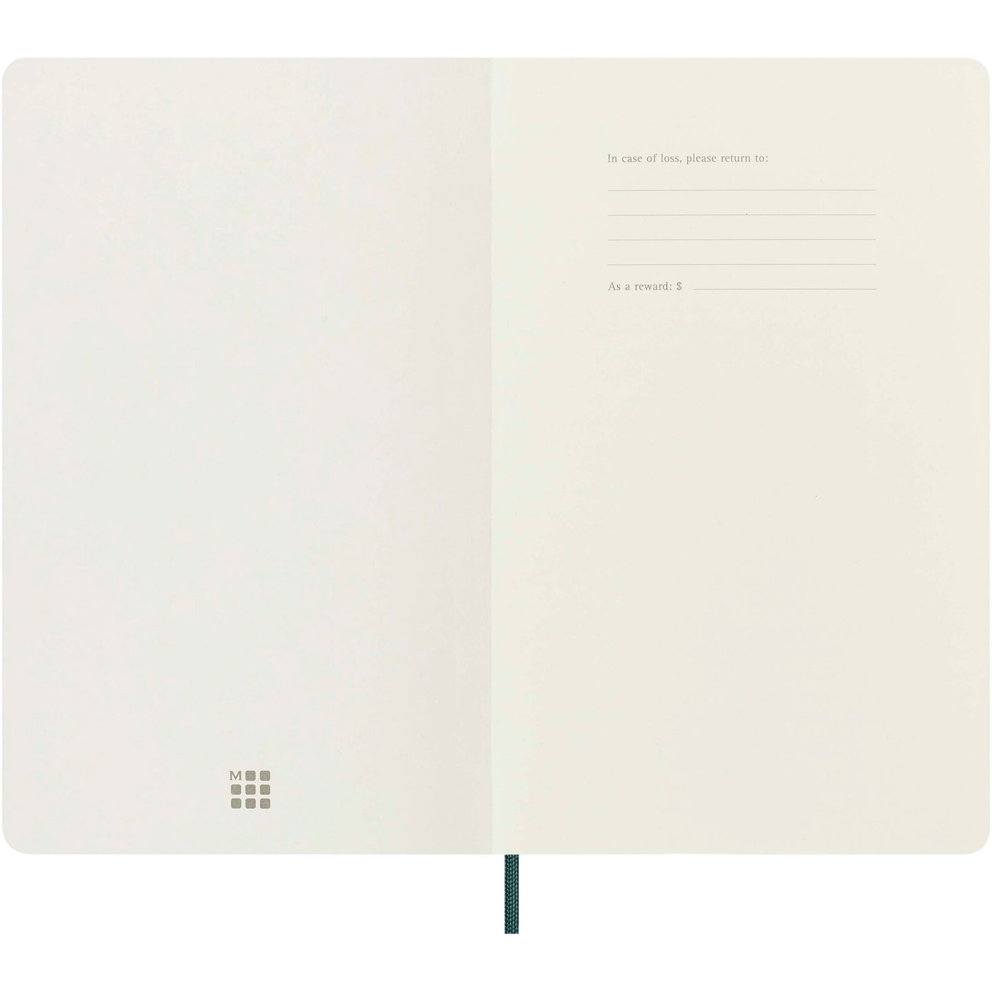 Moleskine 100% VEGEA® Boa L anteckningsbok med mjukt omslag – linjerad