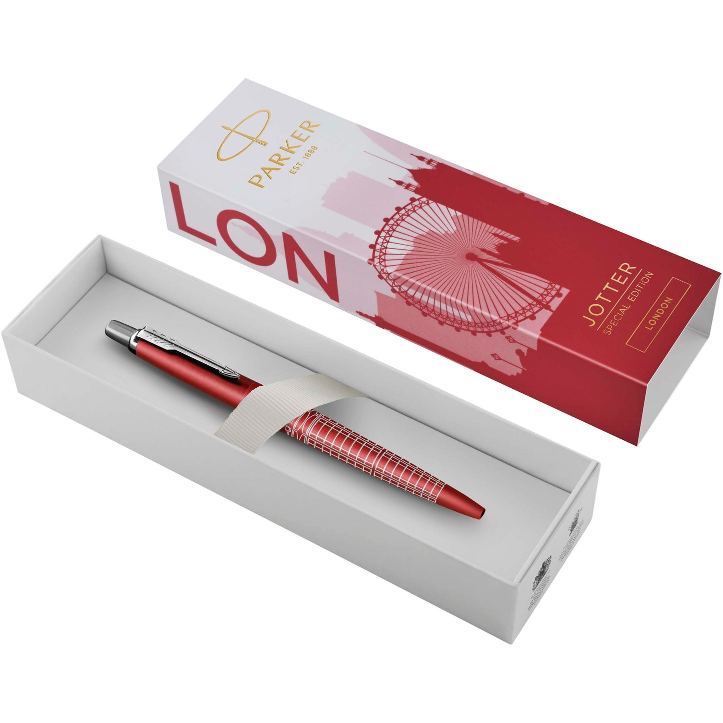 Parker Jotter SE Global Icons kulspetspenna (blått bläck)