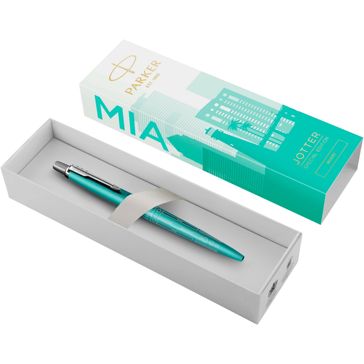 Parker Jotter SE Global Icons kulspetspenna (blått bläck)