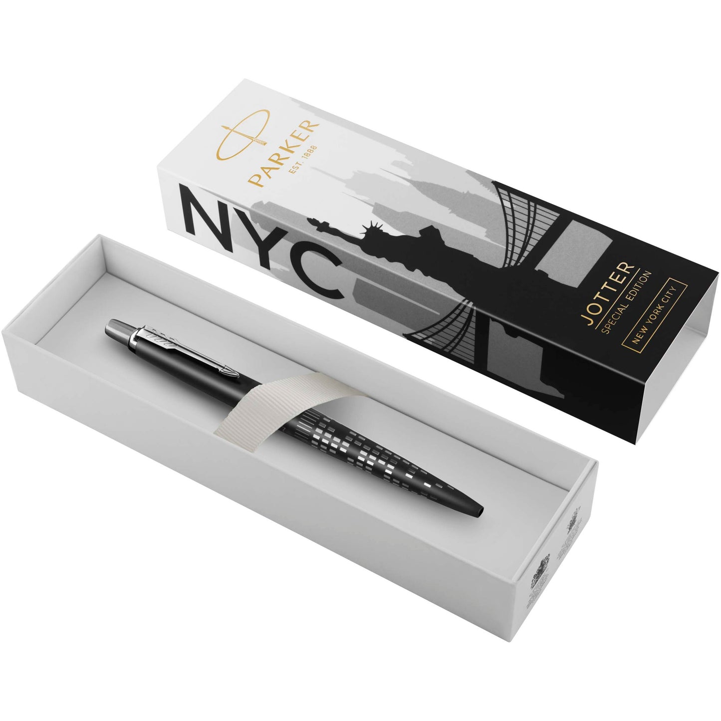 Parker Jotter SE Global Icons kulspetspenna (blått bläck)