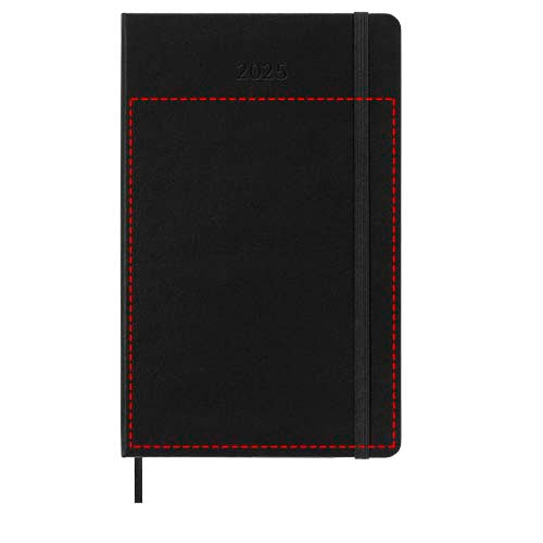 Moleskine inbunden 12-månaders L horisontell veckoplanerare