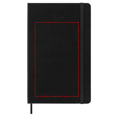 Moleskine inbunden 12-månaders L horisontell veckoplanerare