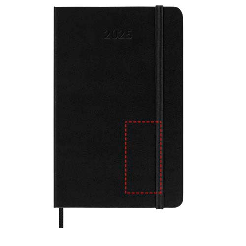 Moleskine inbunden 12-månaders daglig fickplanerare