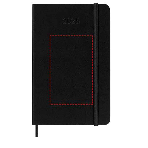 Moleskine inbunden 12-månaders daglig fickplanerare
