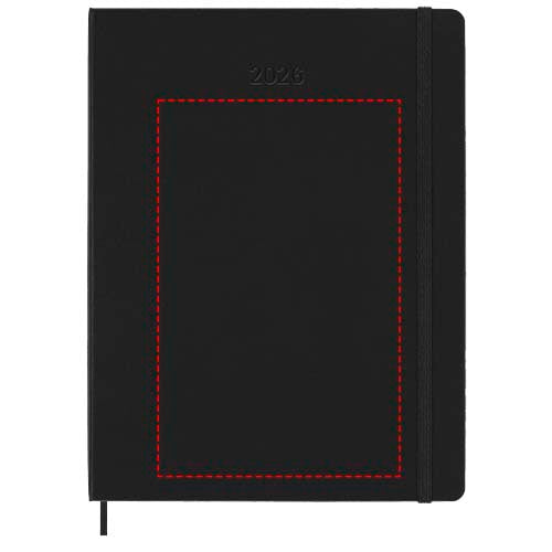 Moleskine inbunden 12-månaders veckoplanerare XL
