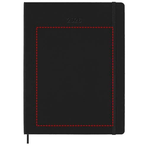 Moleskine inbunden 12-månaders veckoplanerare XL